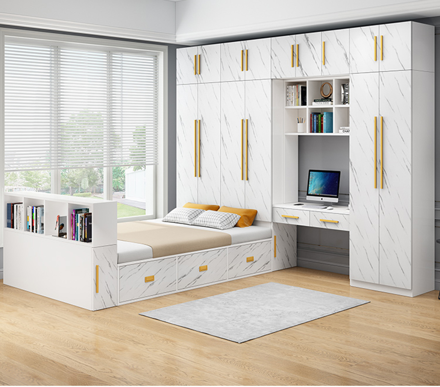 Giường ngủ kết hợp tủ Deco DGT15 - Xưởng nội thất Deco