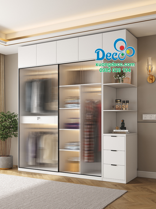 Tủ quần áo cánh kính Deco DTK121