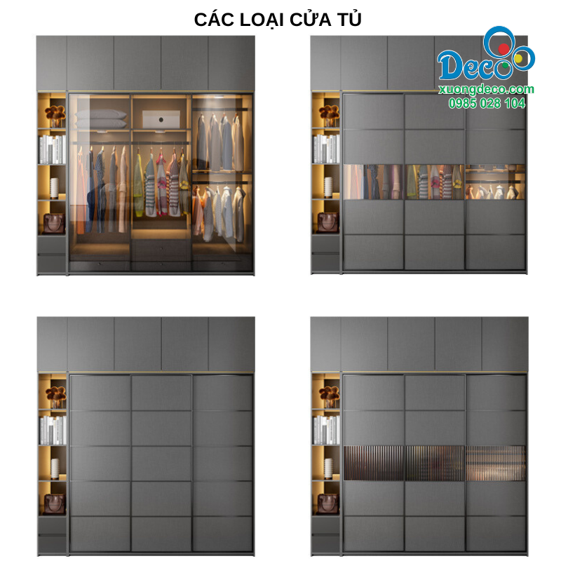 Các loại cửa tủ DTK120