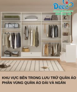 Nội thất tủ áo cánh kính