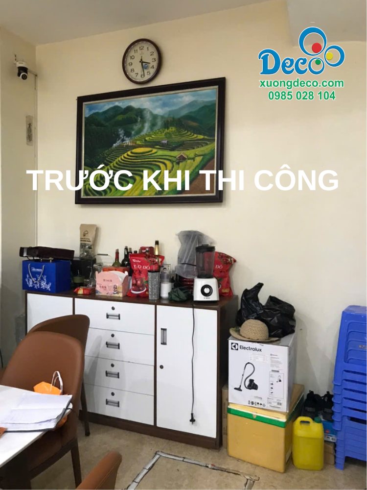 Trước khi thi công