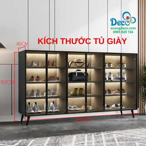 Kích thước tủ giày DTG109