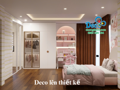 Deco thiết kế nội thất phòng ngủ cho bé