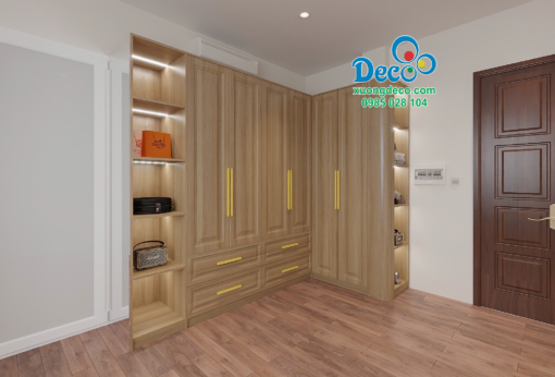 Deco lên thiết kế tủ áo