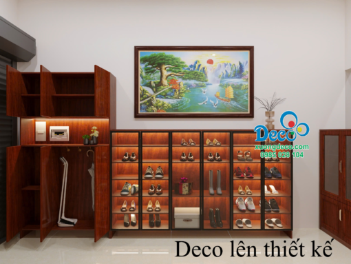 Deco lên thiết kế tủ giày