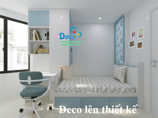 Deco thiết kế phòng ngủ cho bé trai