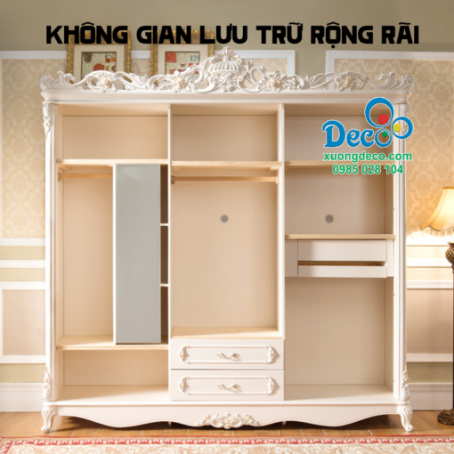 Không gian lưu trữ rộng rãi