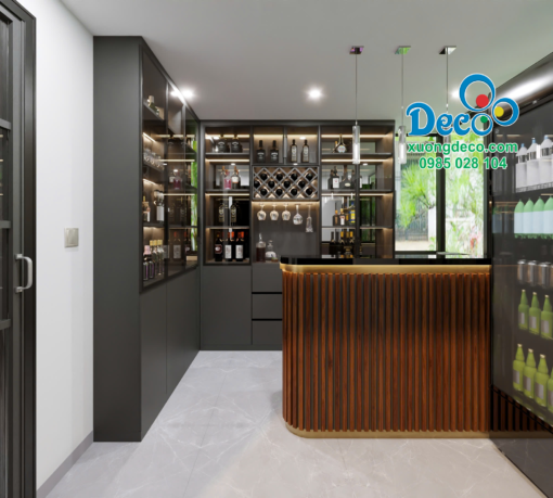 Deco thiết kế 3D quầy bar