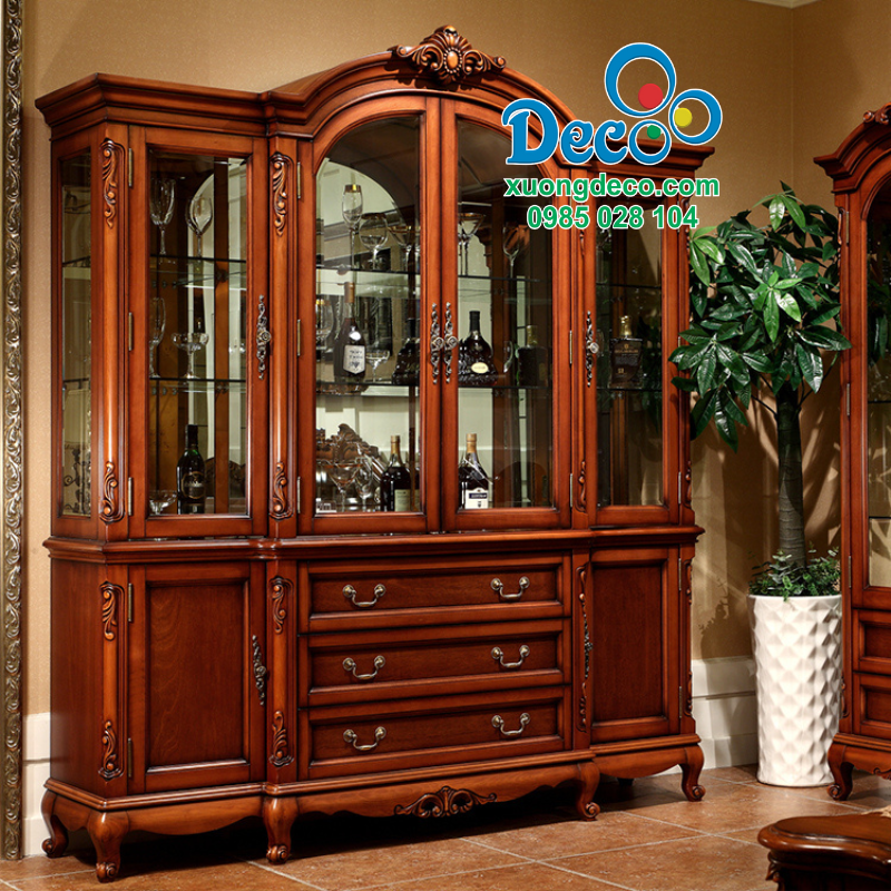 Tủ rượu tân cổ điển Deco