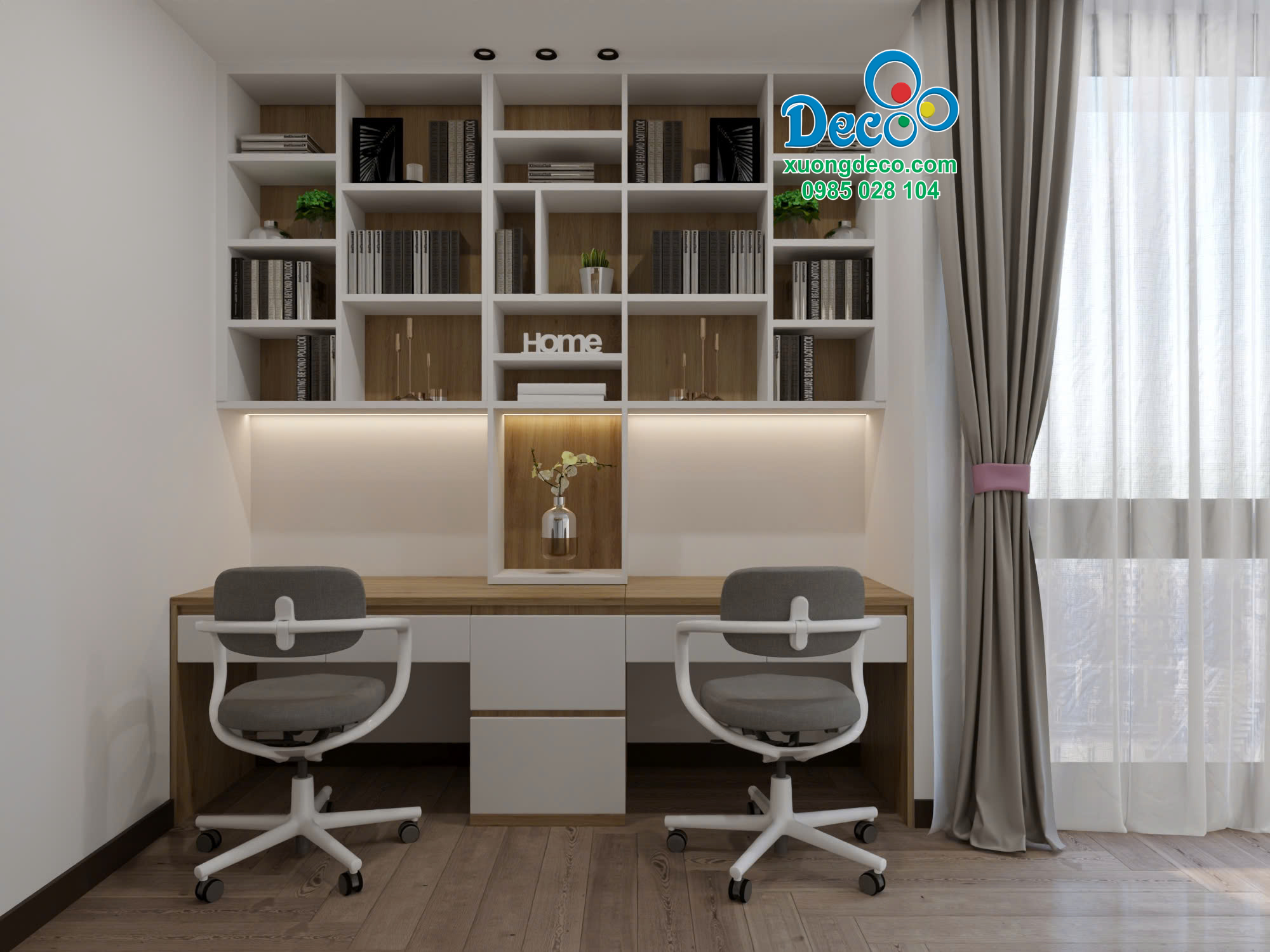 Thiết kế bàn học cho bé