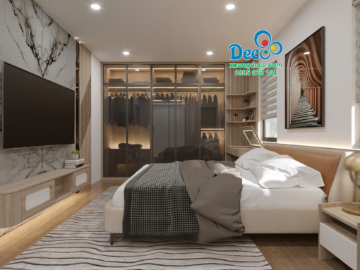 Tủ áo cánh kính hiện đại