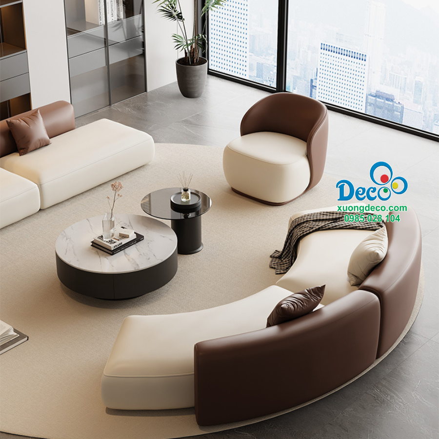 Bàn trà sofa cho phòng khách hiện đại