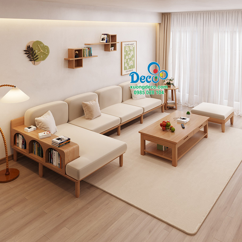 Bàn trà sofa cho phòng khách hiện đại