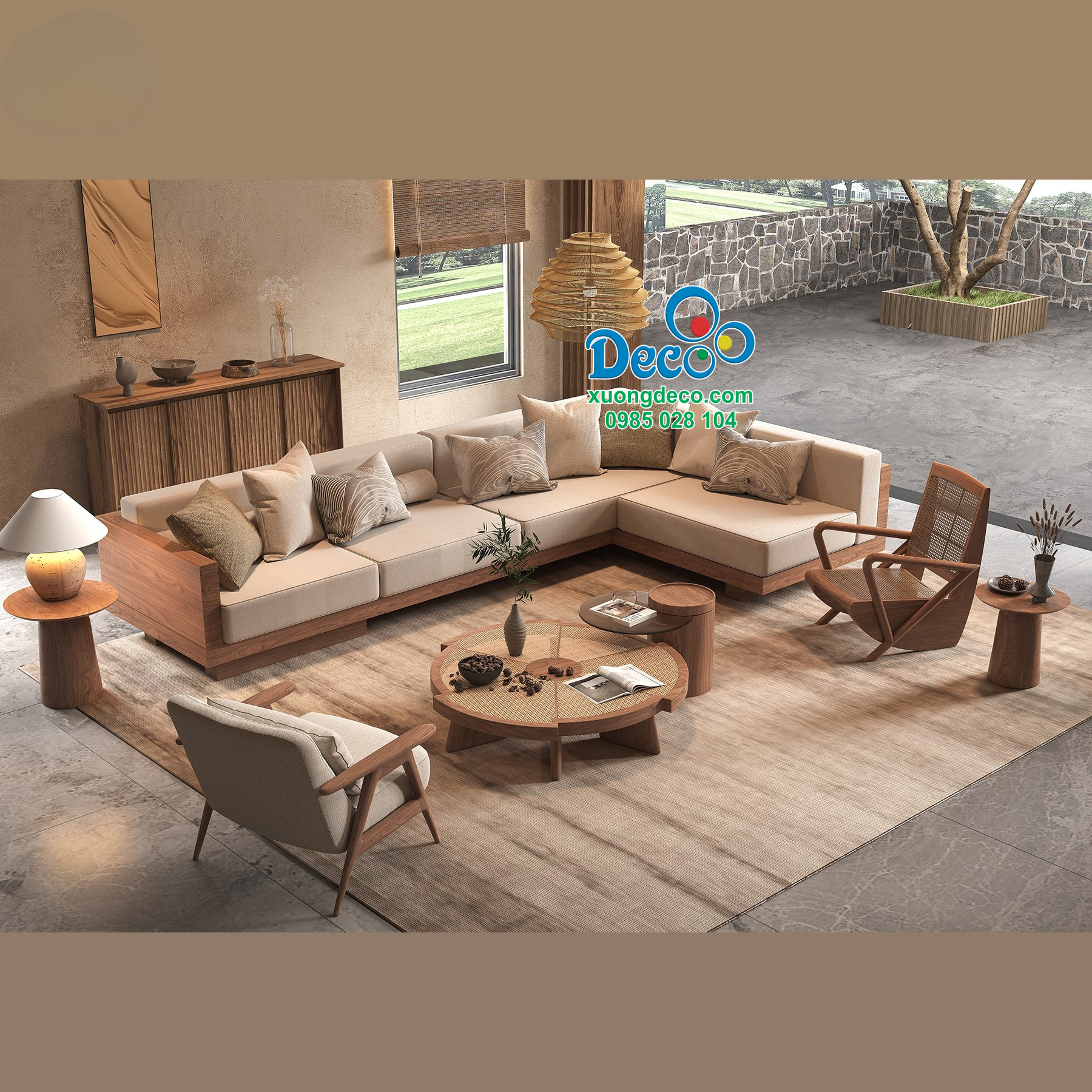Bàn trà sofa hiện đại