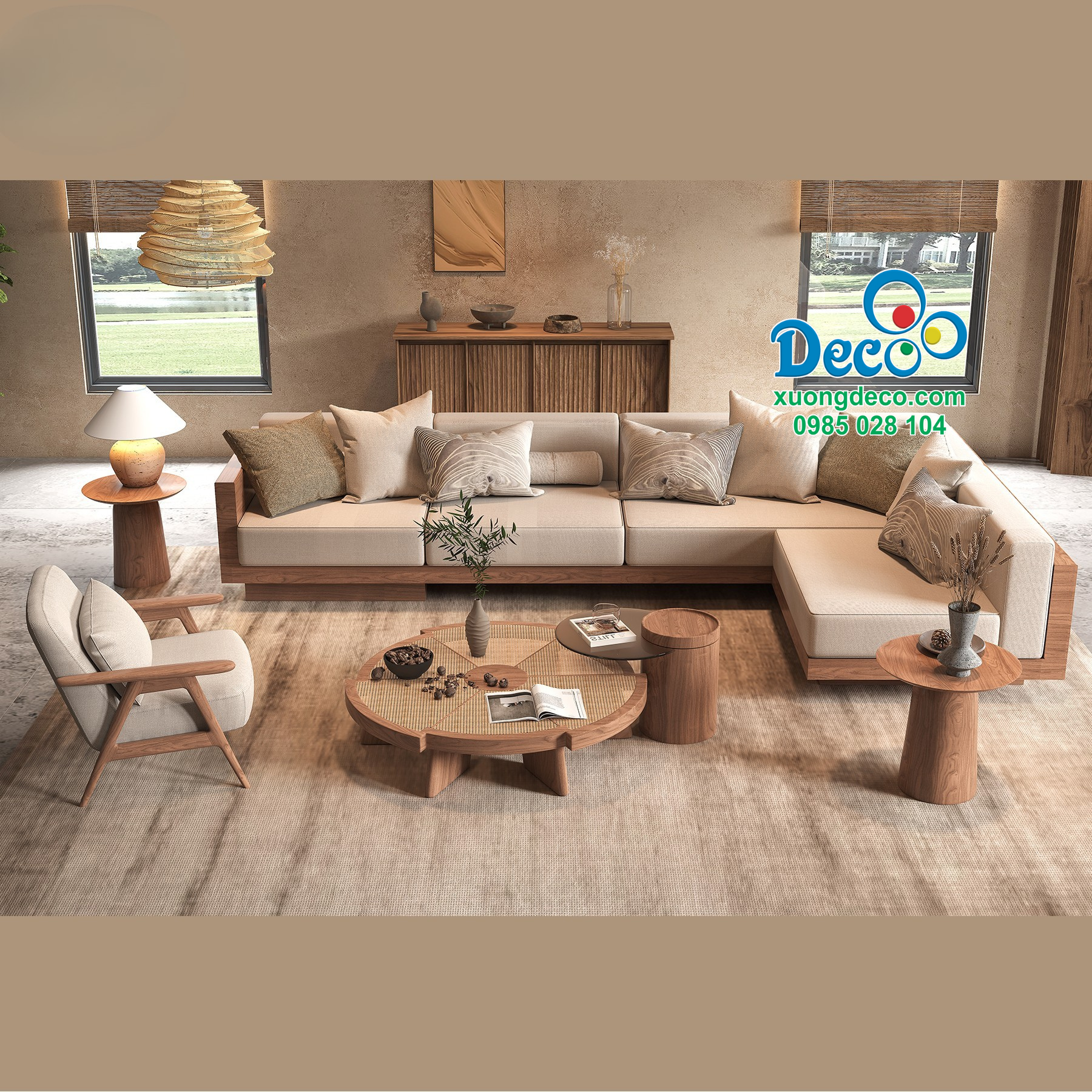 Bàn trà sofa phòng khách
