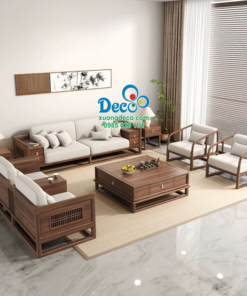 Bàn trà sofa phòng khách hiện đại