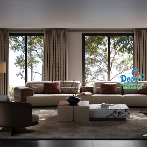 Mẫu bàn trà sofa hiện đại