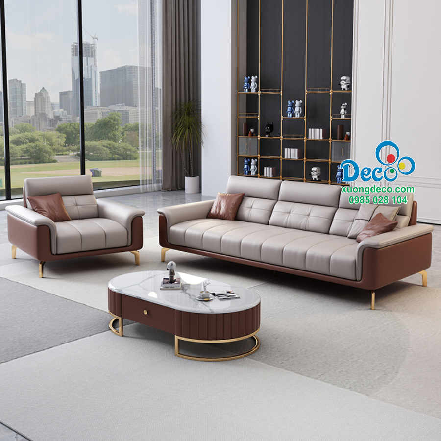 Thiết kế bàn trà sofa sang trọng