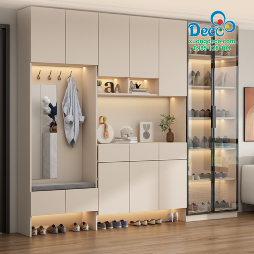 Tủ giày hiện đại Deco