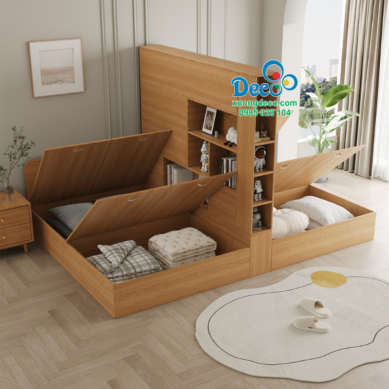 Giường kết hợp tủ áo tiện lợi