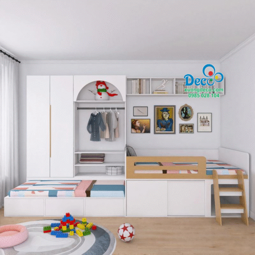 Giường đôi cho hai bé DGB87