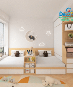 Giường đôi cho hai bé DGB90