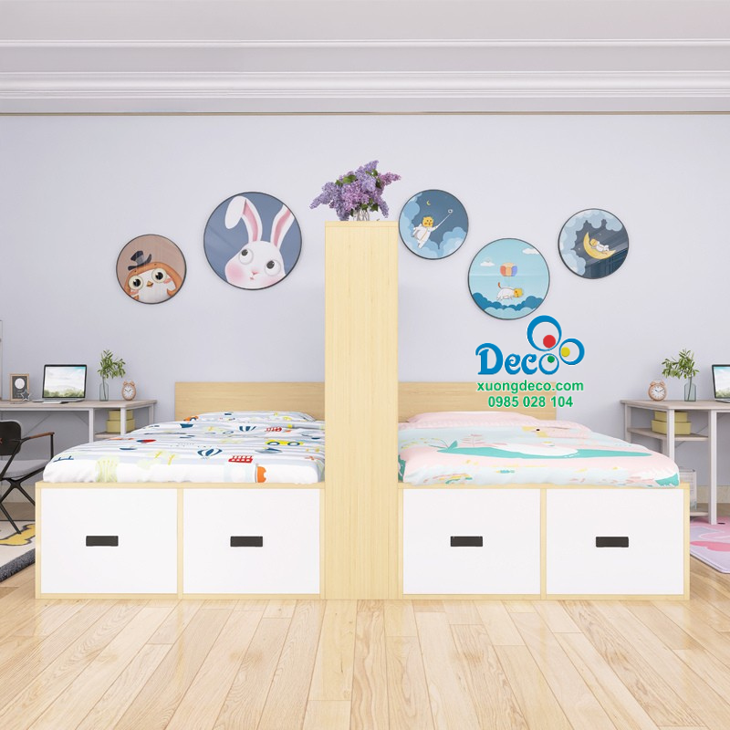 Giường đôi cho hai bé DGB91