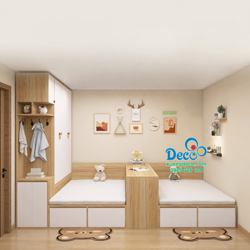 Giường đôi cho hai bé DGB92