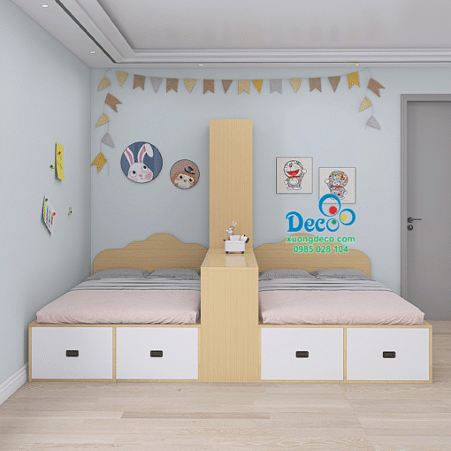 Giường đôi cho hai bé DGB93