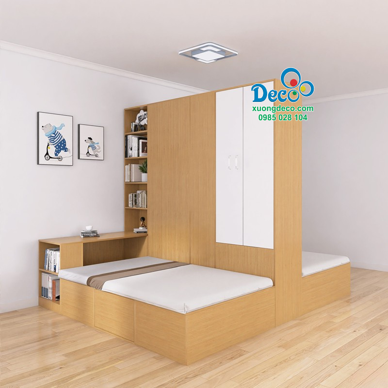 Giường đôi cho hai bé DGB94