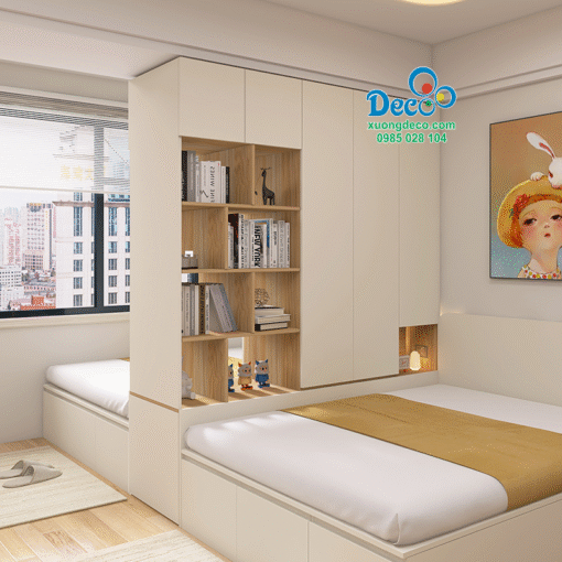 Giường đôi cho hai bé DGB95