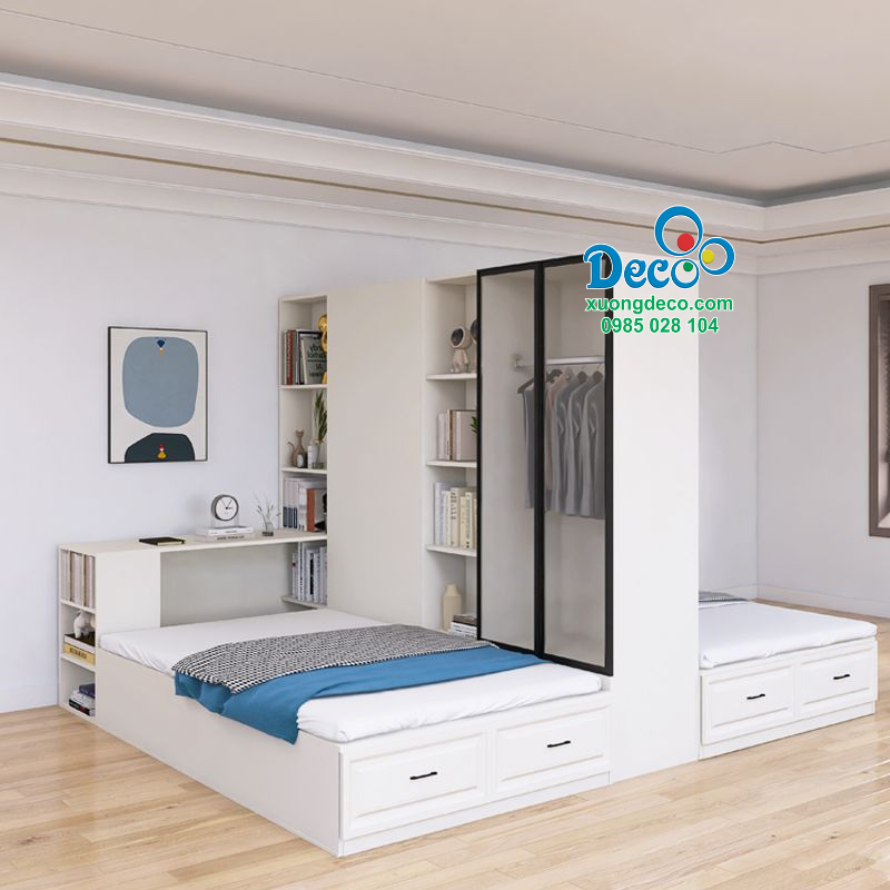 Giường đôi cho hai bé DGB96
