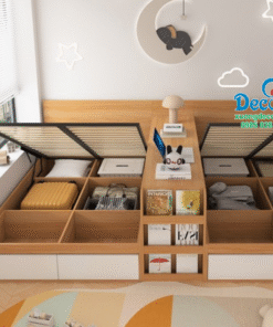 Giường kết hợp ti đẩy trợ lực thông minh