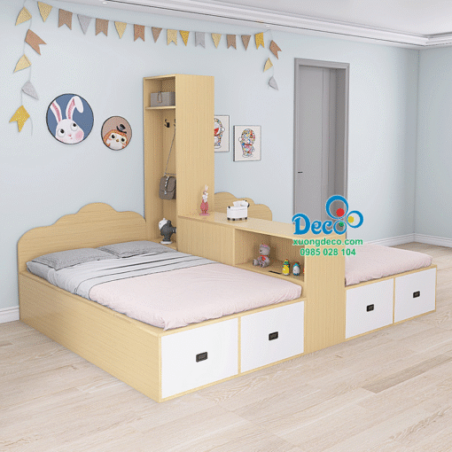 Giường ngủ cho hai bé Deco