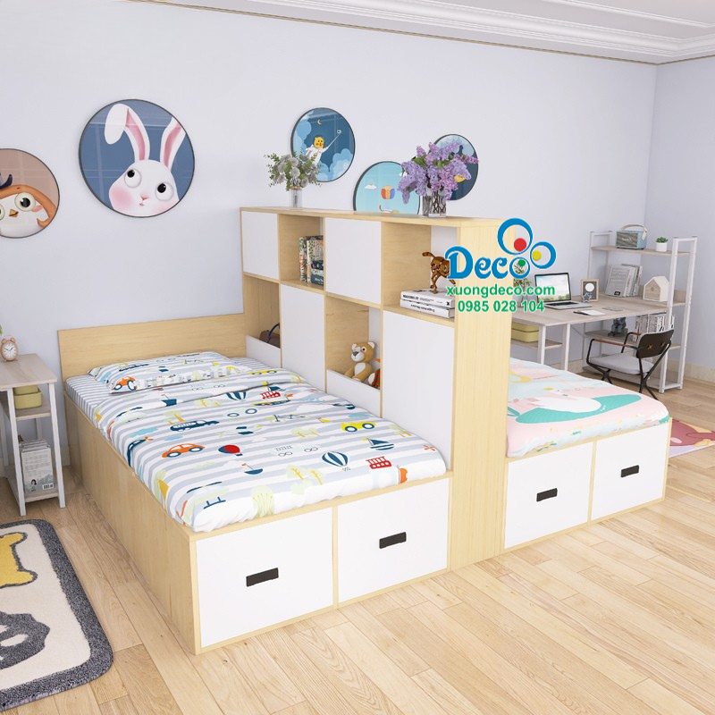 Giường ngủ cho hai bé Deco