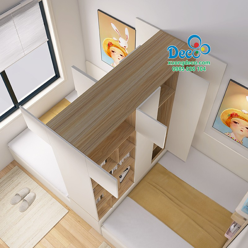 Giường ngủ kết hợp tủ áo tiện lợi