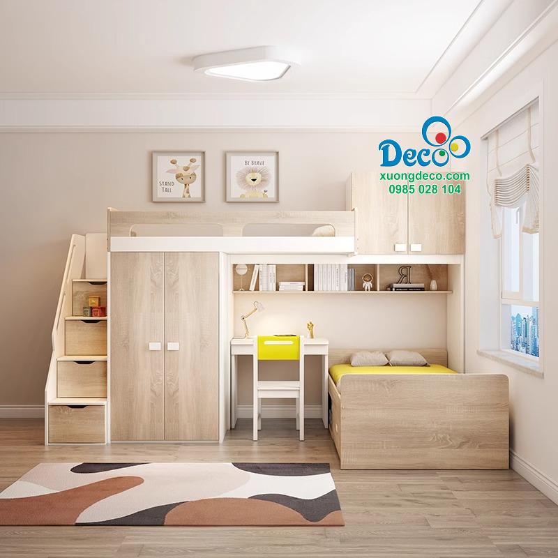 Giường tầng cho bé Deco DGB70