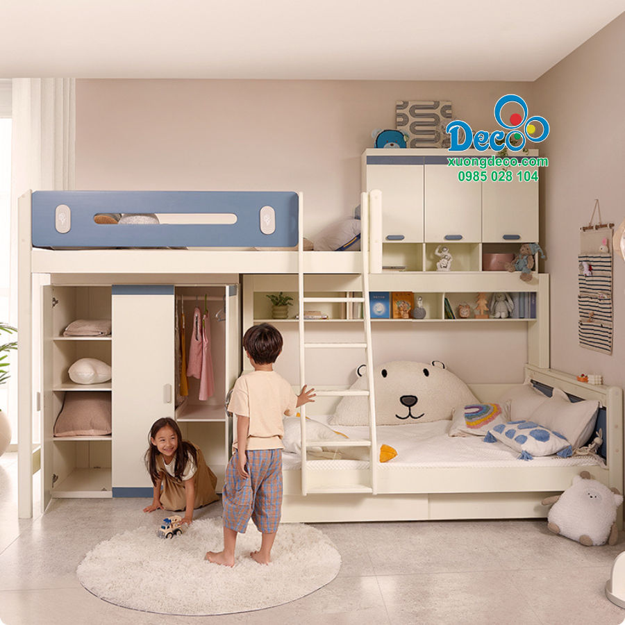 Giường tầng cho bé Deco DGB77