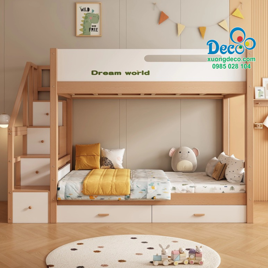 Giường tầng cho bé Deco DGB80