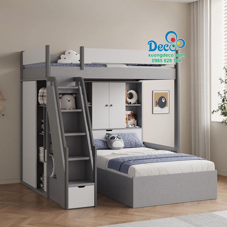 Giường tầng cho bé Deco DGB81
