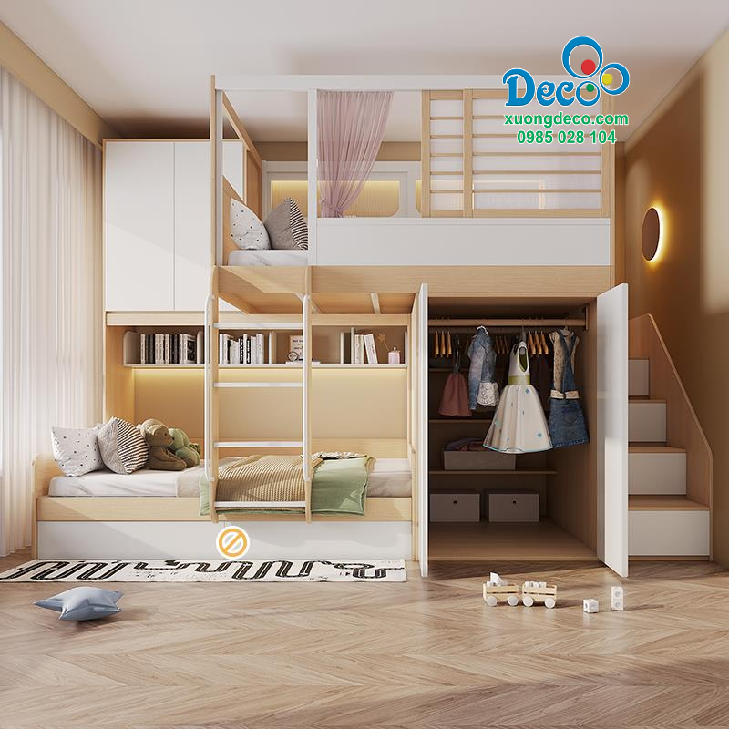 Giường tầng cho hai bé