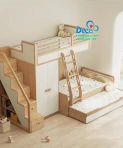 Giường tầng đẹp cho hai bé