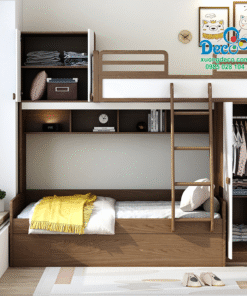 Giường tầng tích hợp tủ quần áo