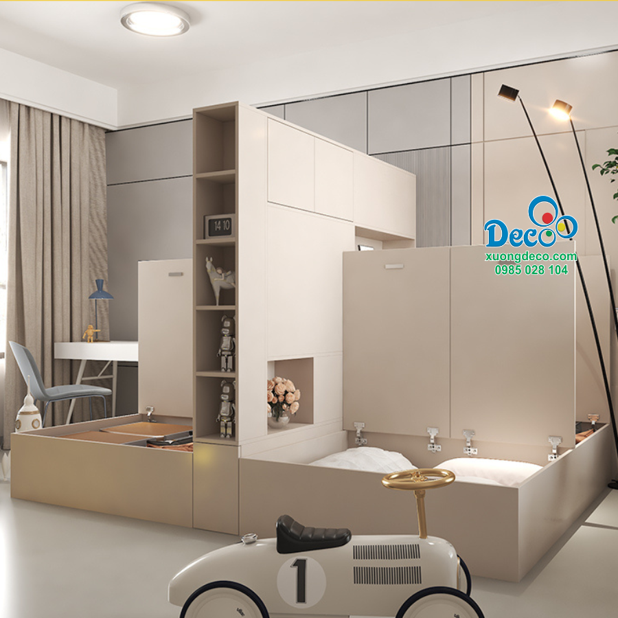 Thiết kế tích hợp kệ để đồ