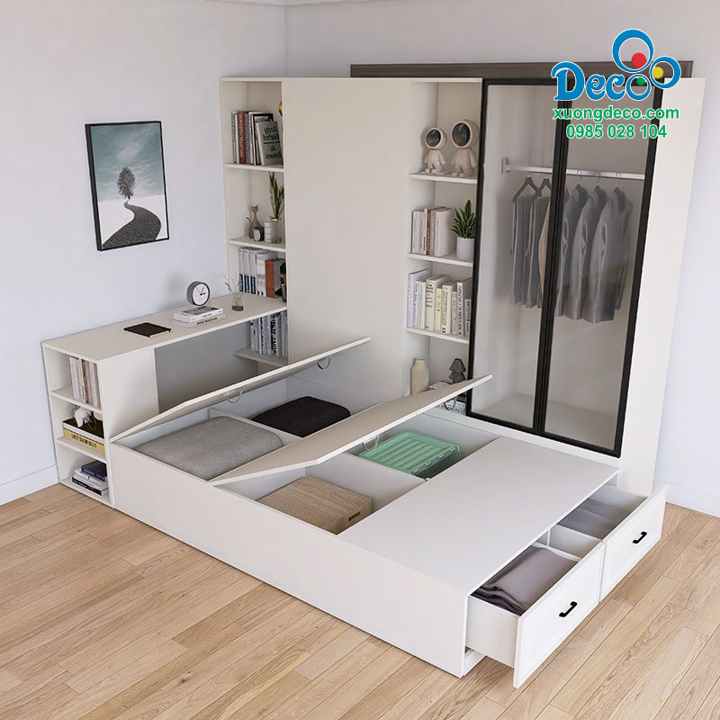 Thiết kế tích hợp tủ áo tiện lợi
