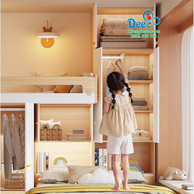 Thiết kế tiện lợi cho bé