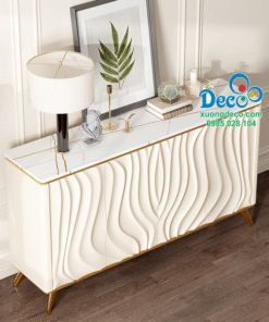 Tủ hành lang màu trắng