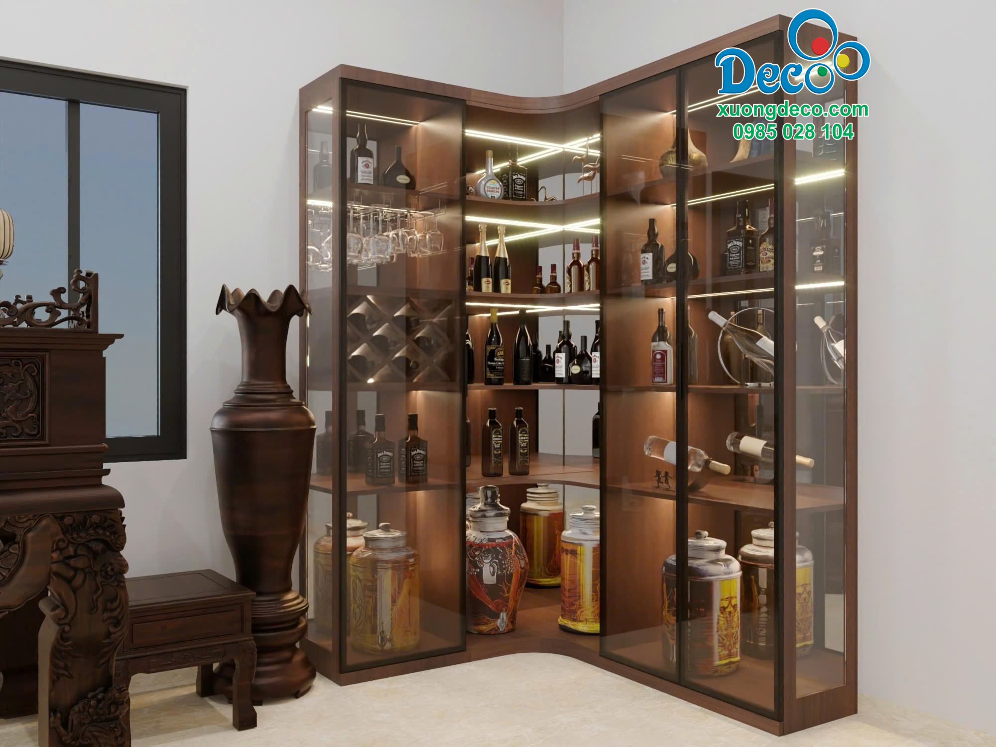 Tủ rượu Deco DTR196