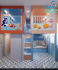 Giường đôi cho hai bé Deco DGB98