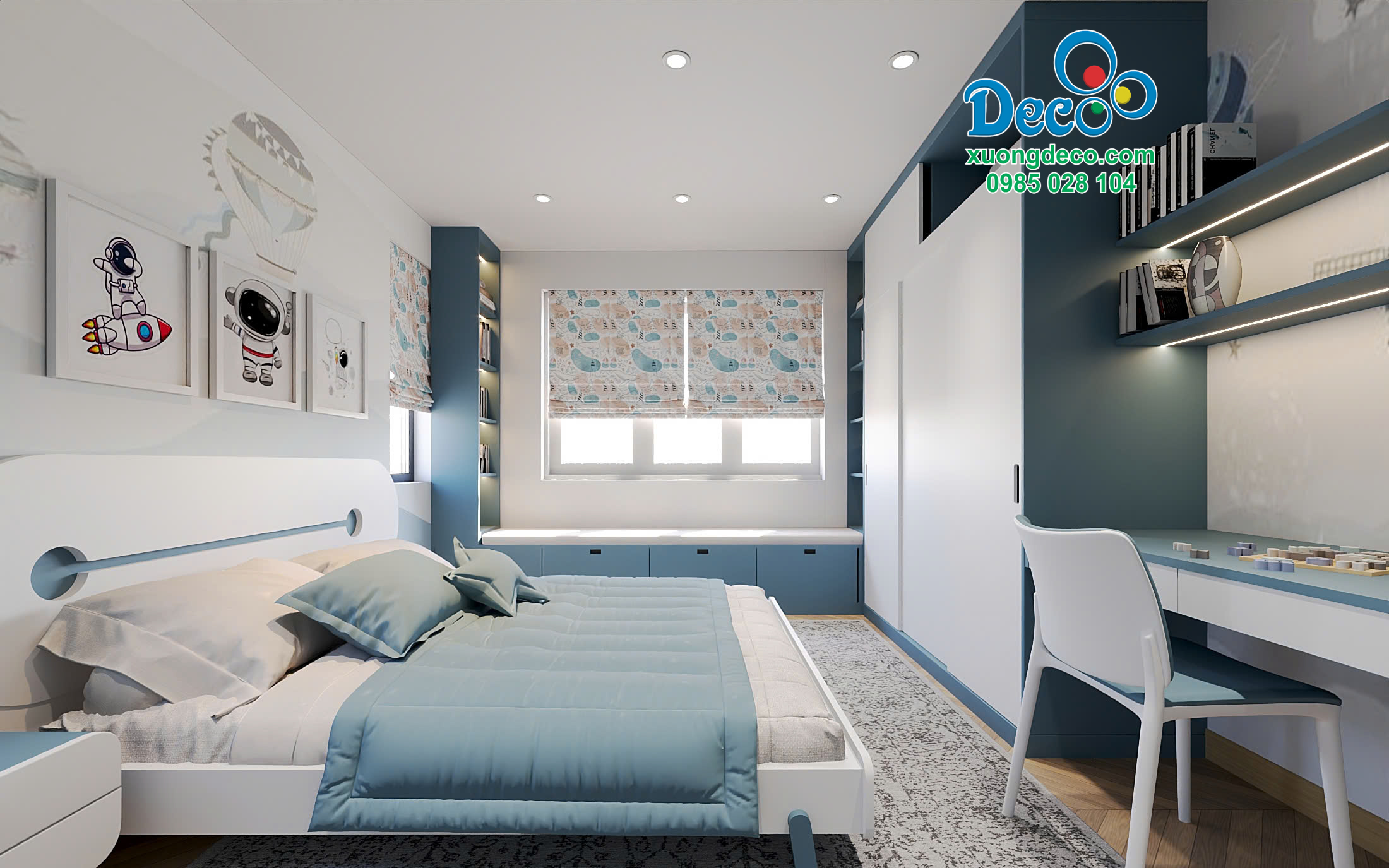 Phòng ngủ hiện đại cho bé